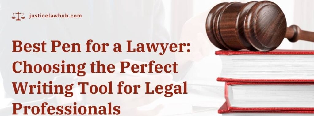 Best Pen for a Lawyer Choosing the Perfect Writing Tool for Legal Professionals
