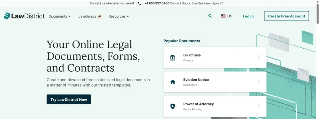 Law District login